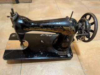 Máquina de coser Singer antigua leer descripción