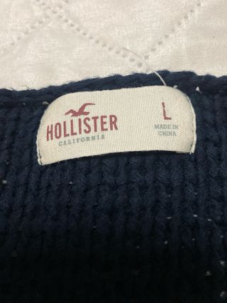 Jersey Hollister Azul Mujer