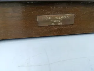 METOPA CON ESMALTE DE BARCOS "FRÉGATE HOLLANDAISE"