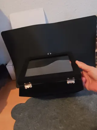 Joyero terciopelo negro