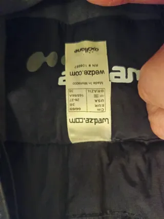 Pantalones de esquí para mujer S con tirantes