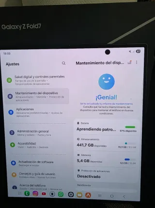 Samsung Galaxy Z Fold 7 Negro