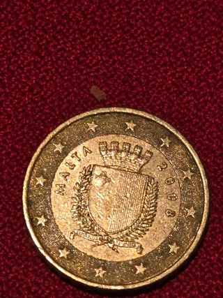 Moneda 10 céntimos Malta 2008