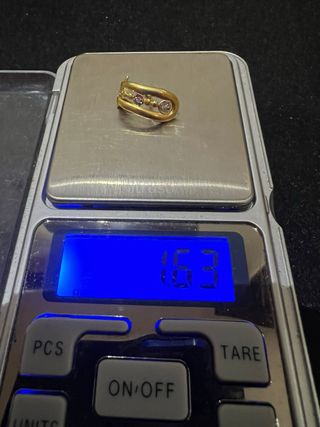 Pendiente Oro 18K con Circonitas