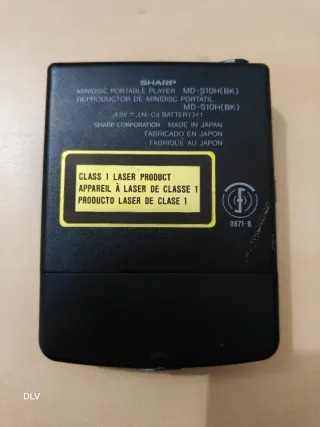 MiniDisc SHARP. Modelo MD-S10H(BK)