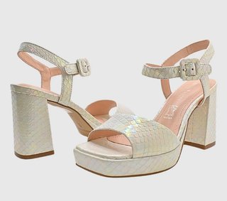 Sandalia Plataforma Piel Tornasol Talla 38