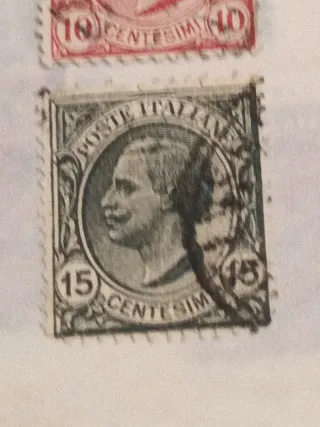 Francobollo Regno d'Italia 5, 10, 15 Centesimi