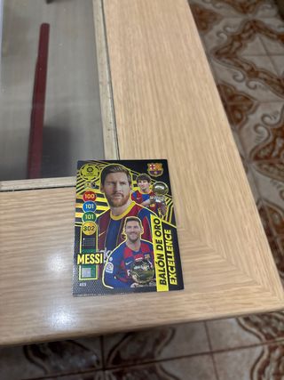 Cromo Messi Balón de Oro Excellence 2020-21