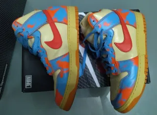 Nike Dunk High 1985 SP Acid Wash Orange