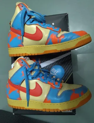 Nike Dunk High 1985 SP Acid Wash Orange