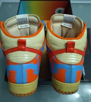 Nike Dunk High 1985 SP Acid Wash Orange