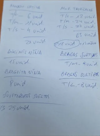 Lote de 233 Bikinis Giulia Garuti surtidos