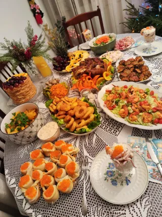 Servicio de cocina y repostería