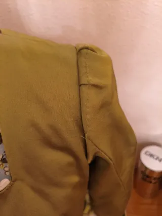 Corpiño fallera verde y multicolor