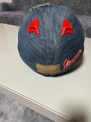 Casco Vespa Retro Talla M Denim