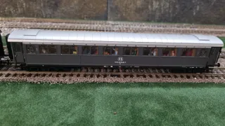 Convoglio 3 carrozze FS Roco tipo 21