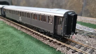 Convoglio 3 carrozze FS Roco tipo 21