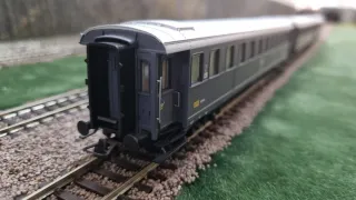 Convoglio 3 carrozze FS Roco tipo 21