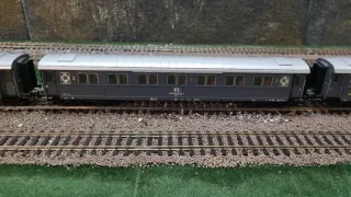 Convoglio 3 carrozze FS Roco tipo 21