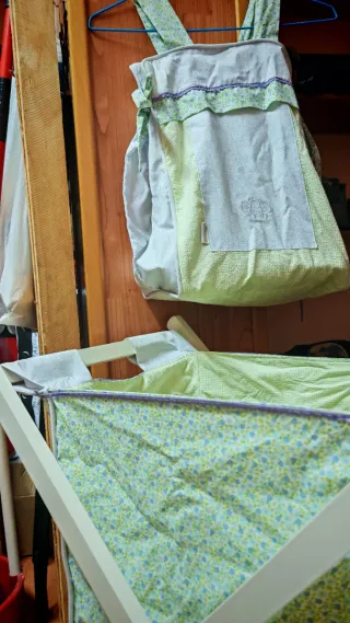 Cesto per biancheria + fasciatoio Pasito a Pasito