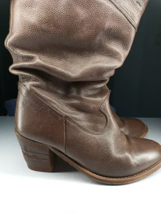 Botas piel Cowboy Mustang Marrones