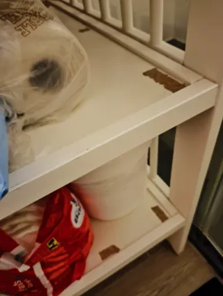 Cambiador bebé blanco