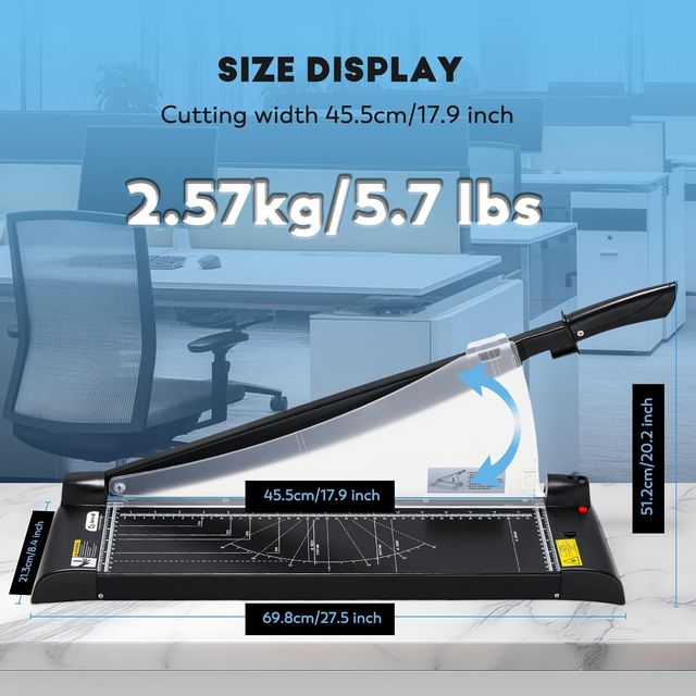 Guillotina Industrial A3 con Posicionamiento Láser