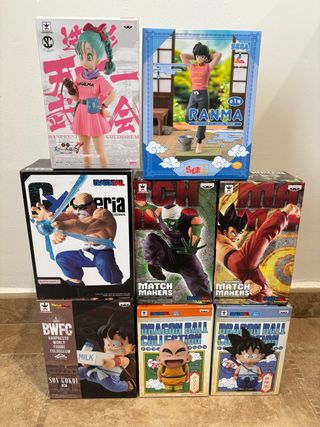 Figuras Dragon Ball y Ranma