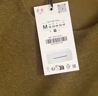 Conjunto Chaleco y Falda Zara Verde Oliva