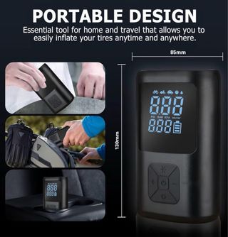 Inflador Neumáticos Portátil Carsun
