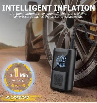 Inflador Neumáticos Portátil Carsun