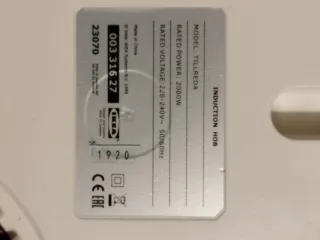 Placa de inducción IKEA portátil un fuego