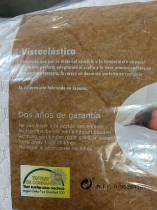 Almohada Viscoelástica Telai Home Aloe Vera