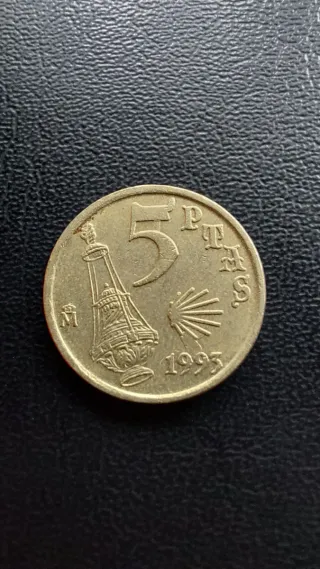 5 Pesetas 1993 Variante 5