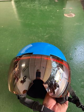 Casco esquí niño Salomon con visera