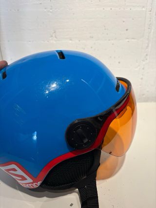 Casco esquí niño Salomon con visera