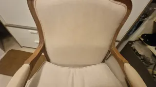 Sillón tapizado madera estilo Luis XV