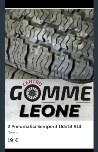 2 Pneumatici Semperit 165/13 R13