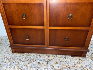 Mueble Archivador CDs Madera Maciza