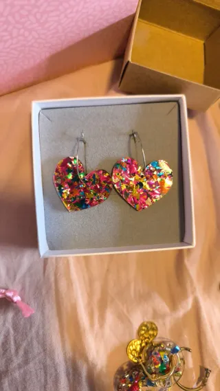 Pendientes  metacrilato