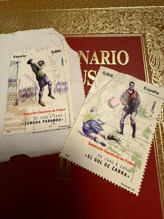 2 Sellos España Fútbol 0,80€