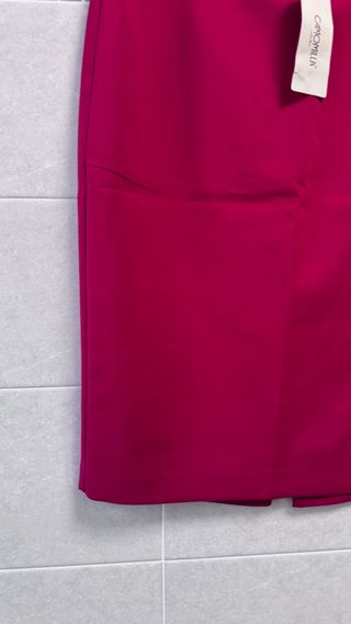 Gonna Camomilla rosso bordeaux nuova