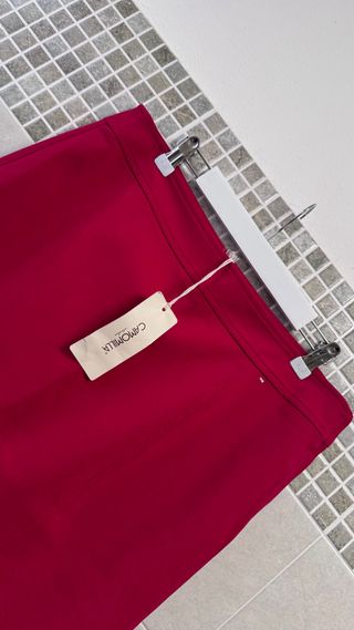 Gonna Camomilla rosso bordeaux nuova