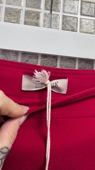 Gonna Camomilla rosso bordeaux nuova