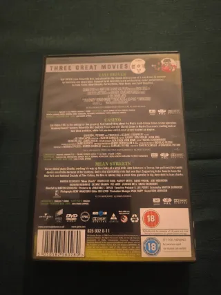 DVD Taxi Driver, Mean Streets, Casino