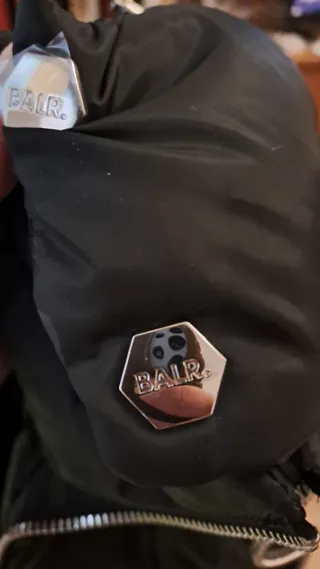 Parka Camuflaje BALR Negra y Gris