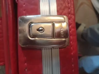 Maleta Rígida Vintage Roja