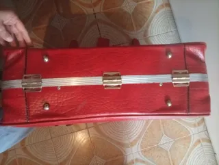 Maleta Rígida Vintage Roja