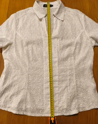 Blusa calada blanca talla M-L