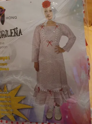 Traje Chulapa Niña Talla 7-8